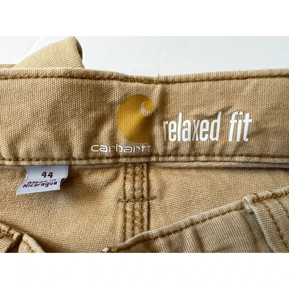 CARHARTT - Men's Relaxed Fit Canvas Utility Work Short - Size 44x10